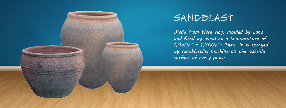 Sanblast pots - the best supplier in Vietnam